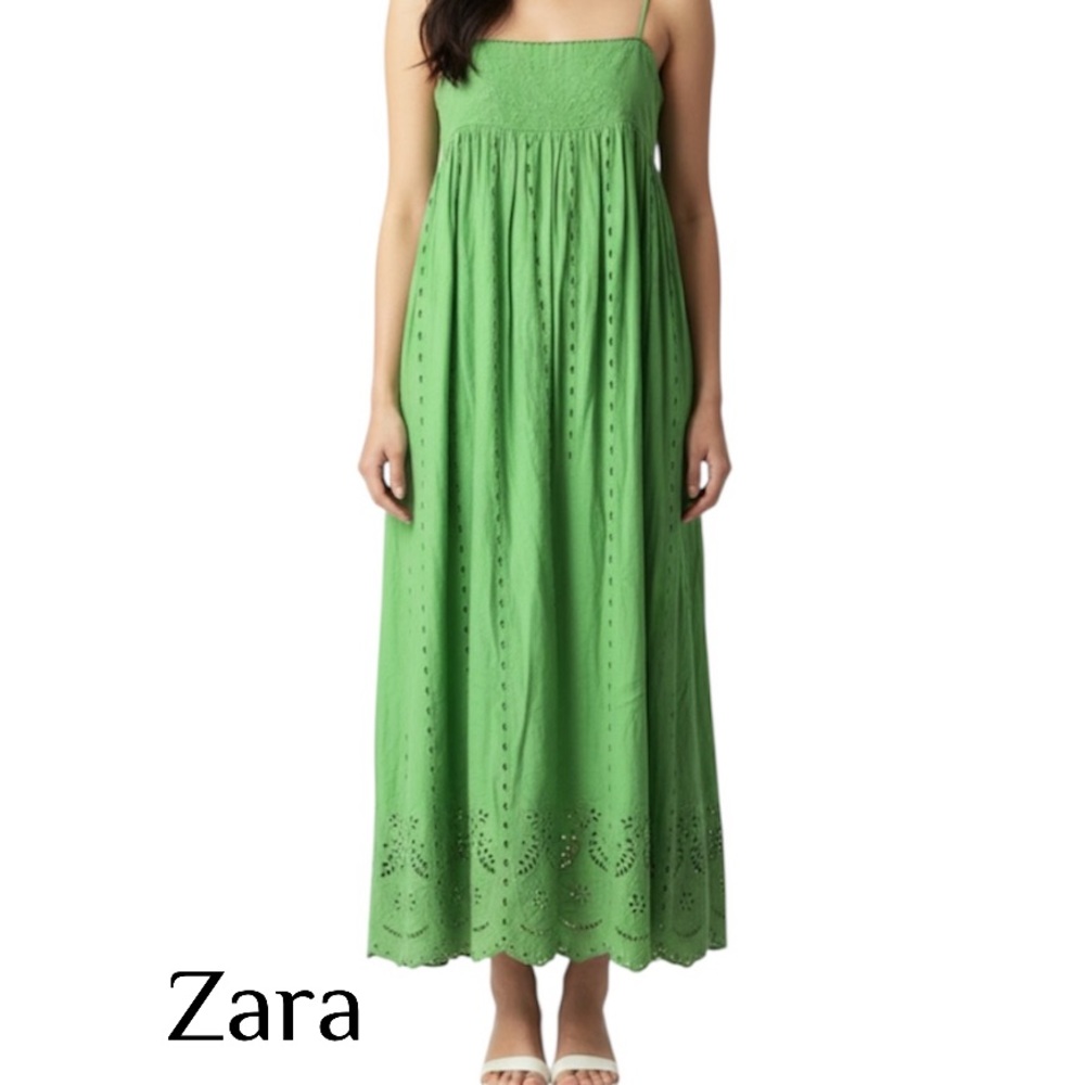 Zara Maxi Dress cotton  Medium